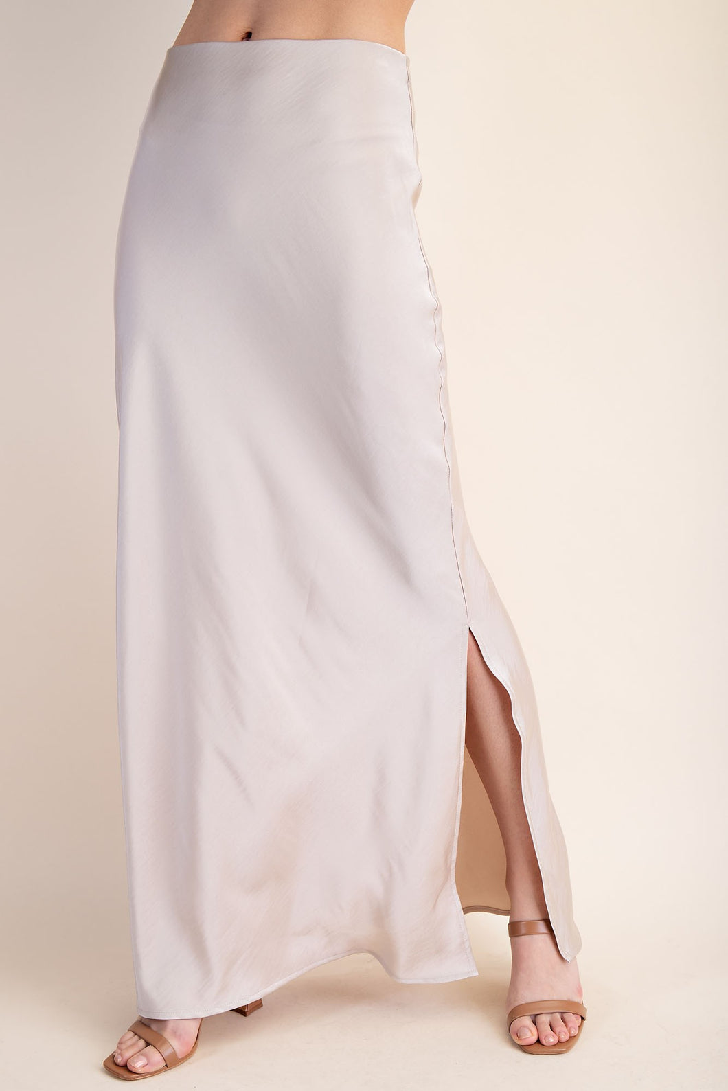 Side-Slit Maxi Skirt