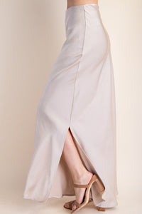 Side-Slit Maxi Skirt