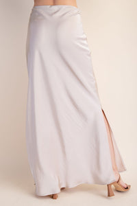 Side-Slit Maxi Skirt