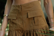 Load image into Gallery viewer, High-Waisted Utility Maxi Skirt
