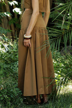 Load image into Gallery viewer, High-Waisted Utility Maxi Skirt
