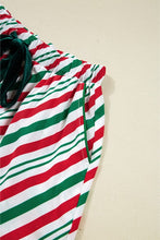 Load image into Gallery viewer, Christmas Velvet Ribbon Knot Silky 2pcs Pajama Set
