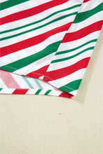 Load image into Gallery viewer, Christmas Velvet Ribbon Knot Silky 2pcs Pajama Set
