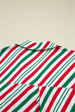 Load image into Gallery viewer, Christmas Velvet Ribbon Knot Silky 2pcs Pajama Set
