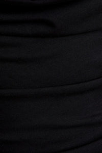 Cowl Neck Ruched Halter Top