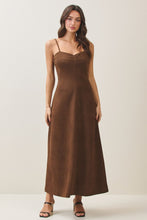 Load image into Gallery viewer, Vegan Suede Cami Dress
