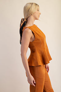 Sleeveless Fitted Top