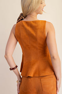 Sleeveless Fitted Top