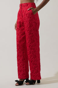 Arielle Jacquard Haiden High Waisted Pants