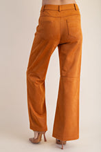 Load image into Gallery viewer, Straight Leg Suede Pants
