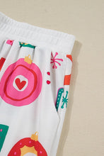 Load image into Gallery viewer, Christmas Santa Graphic 2pcs Lounge Set
