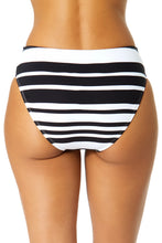 Load image into Gallery viewer, Women's Bardot Stripe Clean Midrise Swim Bottom
