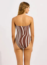 Load image into Gallery viewer, Coastline Ring Font Bandeau One Piece
