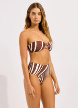 Load image into Gallery viewer, Coastline Ring Front Bandeau Bikini Top
