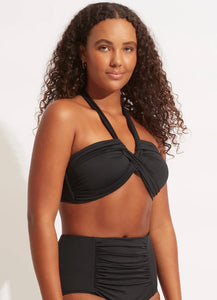 Seafolly Collective Halter Bandeau Bikini Top