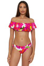 Load image into Gallery viewer, Off-The-Shoulder Ruffle Bandeau Bikini Top
