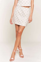 Load image into Gallery viewer, Ivory Tweed Skirt
