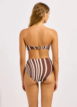 Load image into Gallery viewer, Coastline Ring Front Bandeau Bikini Top
