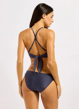 Load image into Gallery viewer, Belle Multi Fit Longline Triangle Bikini Top
