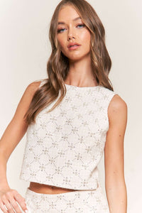 Ivory Sleeveless Top