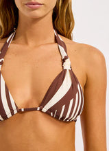 Load image into Gallery viewer, Coastline Multi Fit Longline Triangle Bikini Top
