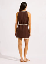 Load image into Gallery viewer, Beach Edit Bind Mini Wrap Dress
