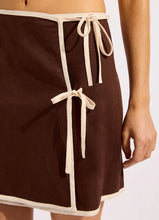 Load image into Gallery viewer, Beach Edit Bind Mini Wrap Skirt
