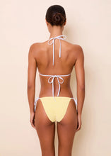 Load image into Gallery viewer, Solid &amp; Striped Iris Bikini Bottom Puckered Gingham Citrina
