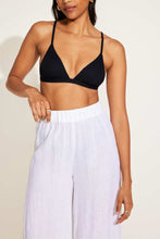 Load image into Gallery viewer, Tallows Linen Wide Leg Pant - White EcoLinen
