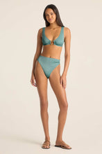 Load image into Gallery viewer, Skylar Top - Aqua Metallic
