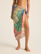 Load image into Gallery viewer, Samara Sarong - Retro Jungle Cotton Cupro
