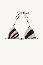 Load image into Gallery viewer, Terra Triangle Top - Sandbar Stripe Crepe Texture
