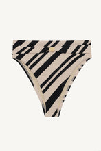 Load image into Gallery viewer, Terra High Waist Bottom - Sandbar Stripe Crepe Texture
