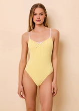 Load image into Gallery viewer, Solid &amp; Striped Orla One Piece Puckered Gingham Citrina
