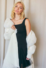 Load image into Gallery viewer, Faux Fur Sweater Coat
