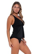 Load image into Gallery viewer, Sunsets Black Forever Tankini Top
