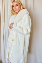 Load image into Gallery viewer, Faux Fur Sweater Coat
