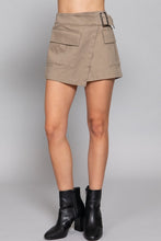 Load image into Gallery viewer, Waist Belted Cargo Skort
