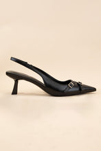 Load image into Gallery viewer, Mini Belt Strap Slingback Kitten Heel
