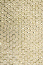 Load image into Gallery viewer, Honeycomb Natural Lurex Tote
