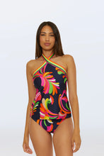 Load image into Gallery viewer, Reversible Tankini Swim Top - Splash Stripe
