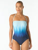 Carmen Marc Valvo One Shoulder Bow Underwire