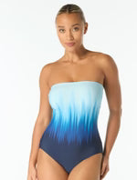 Load image into Gallery viewer, Carmen Marc Valvo One Shoulder Bow Underwire
