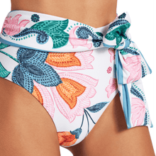 Load image into Gallery viewer, Burst Floral High Waisted Bottom With Belt Mod
