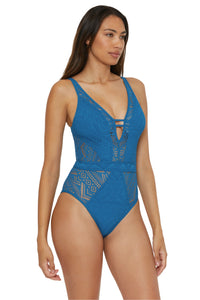 Color Play One Piece Plunge