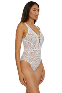 Color Play One Piece Plunge