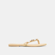 Load image into Gallery viewer, Kysha Lt Natural Raffle Shell Flip-Flop Sandals
