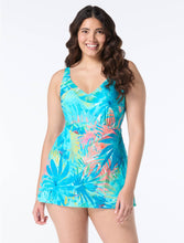 Load image into Gallery viewer, Roxanne V-Neck Swimdress
