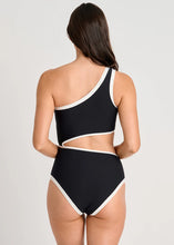 Load image into Gallery viewer, Rib One Shoulder One Piece with Cutout
