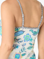 Load image into Gallery viewer, Beach House Lexi Fitted Underwire Textured Tankini Top
